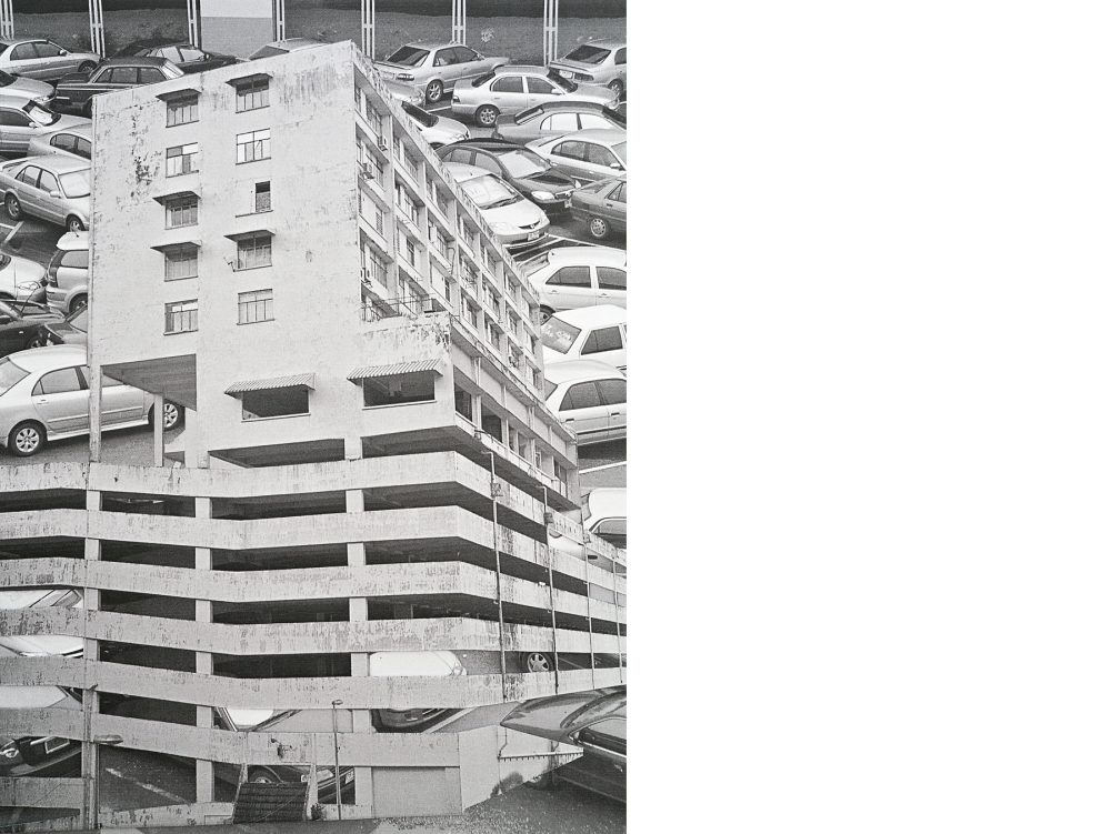 Parking structure, Wisma Harbor View, Sandakan, Sabah, Borneo (Part 1)